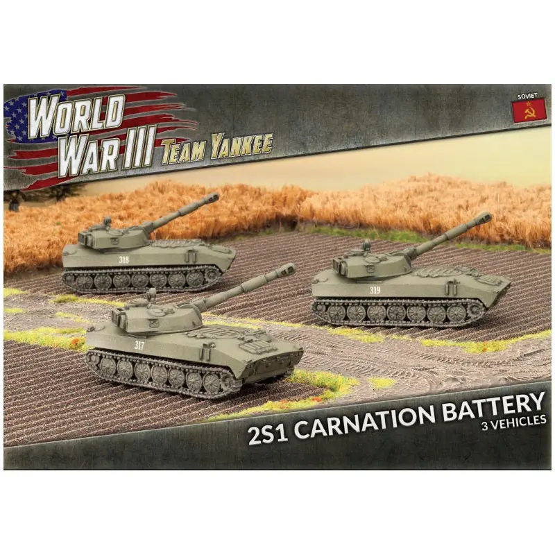 2s1 Carnation 122mm Sp Howitzer (x3)