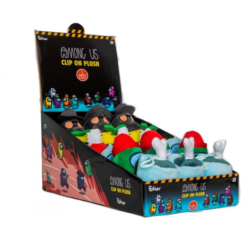 Among Us Crewmade Clipon Plush Assortment