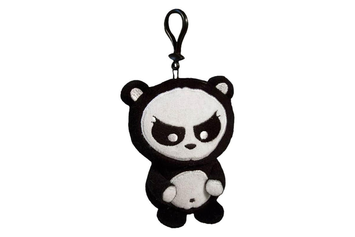 Angry Panda - Clip-on Plush