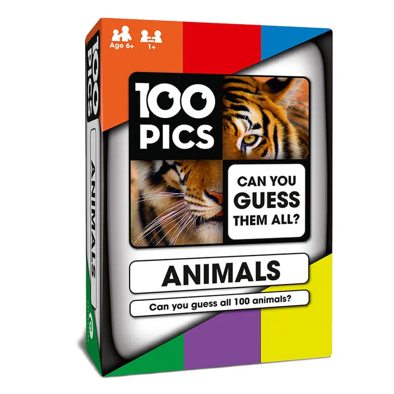 100 PICS: The Card Game - Quizz Animals