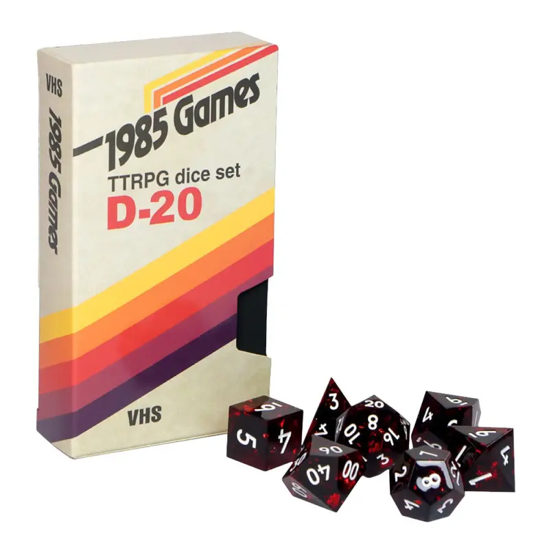 1985 Games VHS Dice Ruby Red (Preorder)