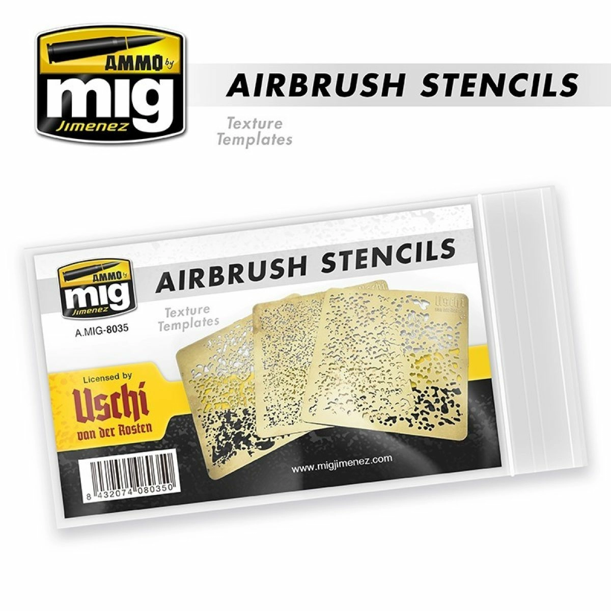 Ammo by MIG Accessories Airbrush Stencils