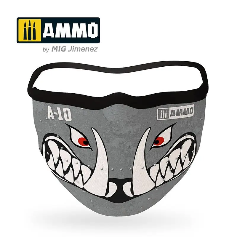 Ammo by MIG - Merchandise - Ammo Face Mask A10 Warthog (Hygienic Protective Mask 100% Polyester) (Preorder)