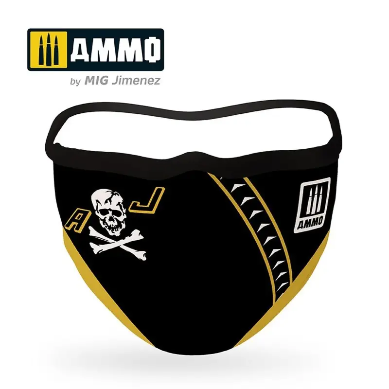 Ammo by MIG - Merchandise - Ammo Face Mask Jolly Rogers (Hygienic Protective Mask 100% Polyester) (Preorder)