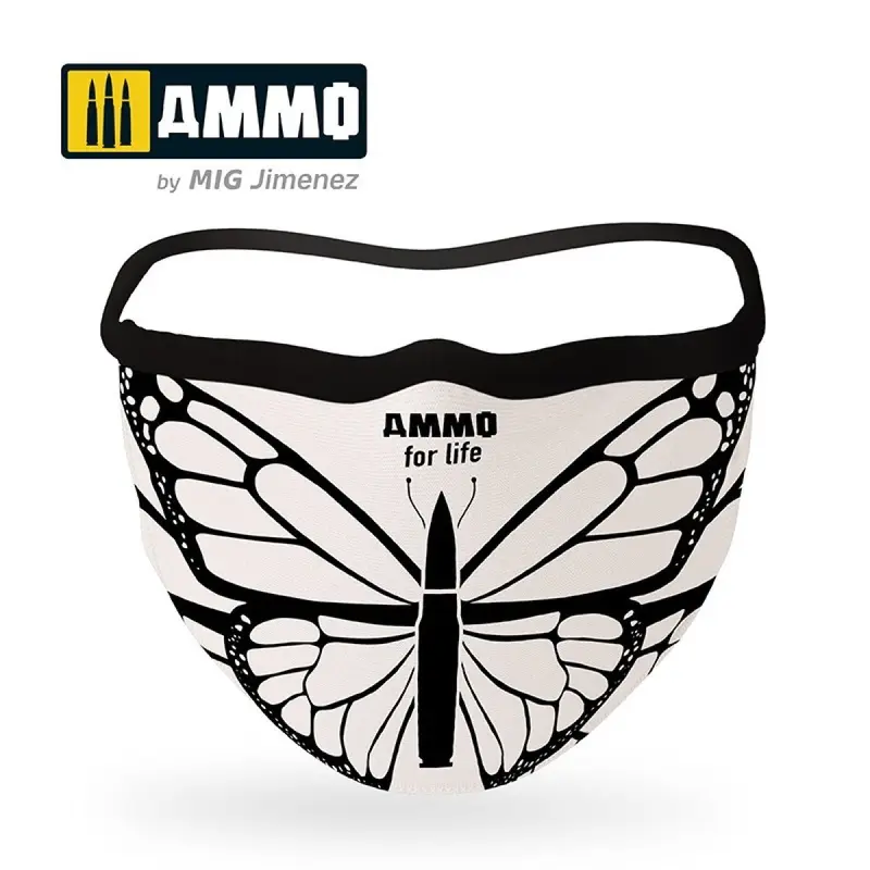 Ammo by MIG - Merchandise - Ammo For Life Face Mask Butterfly (Preorder)