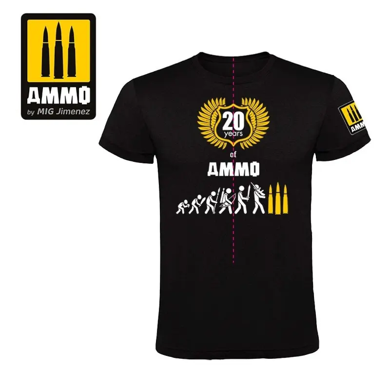 Ammo by MIG - Merchandise - T-Shirt 20 Years Of Weathering (Size L) (Preorder)