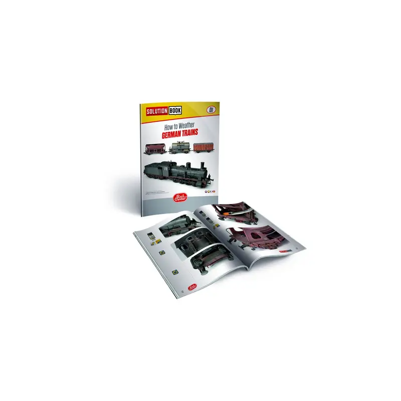 Ammo by MIG - Rail Center - Book - 01  How To Weather German Trains (Preorder)