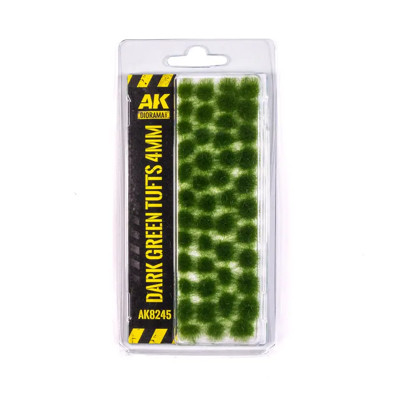 AK Interactive Vegetation Dark Green Tufts 4mm