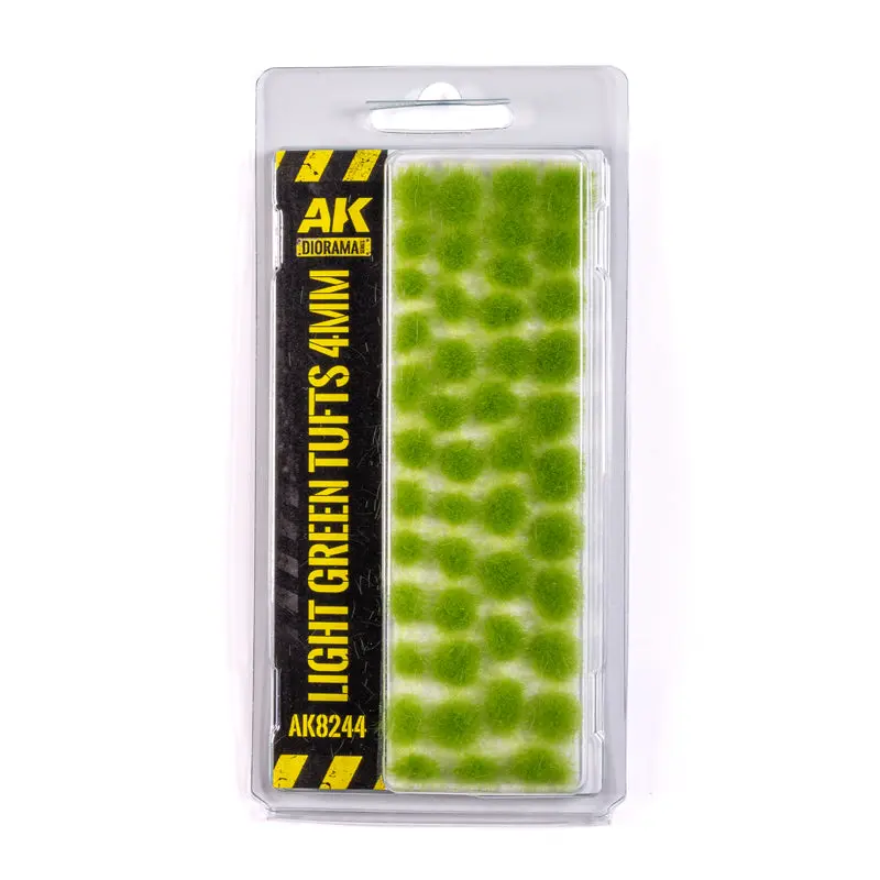 AK Interactive Vegetation Light Green Tufts 4mm