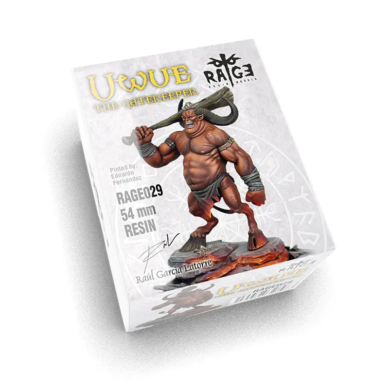 AK Interactive Resins Fantasia Latorre - Uwue. The Gatekeeper Miniature 54mm