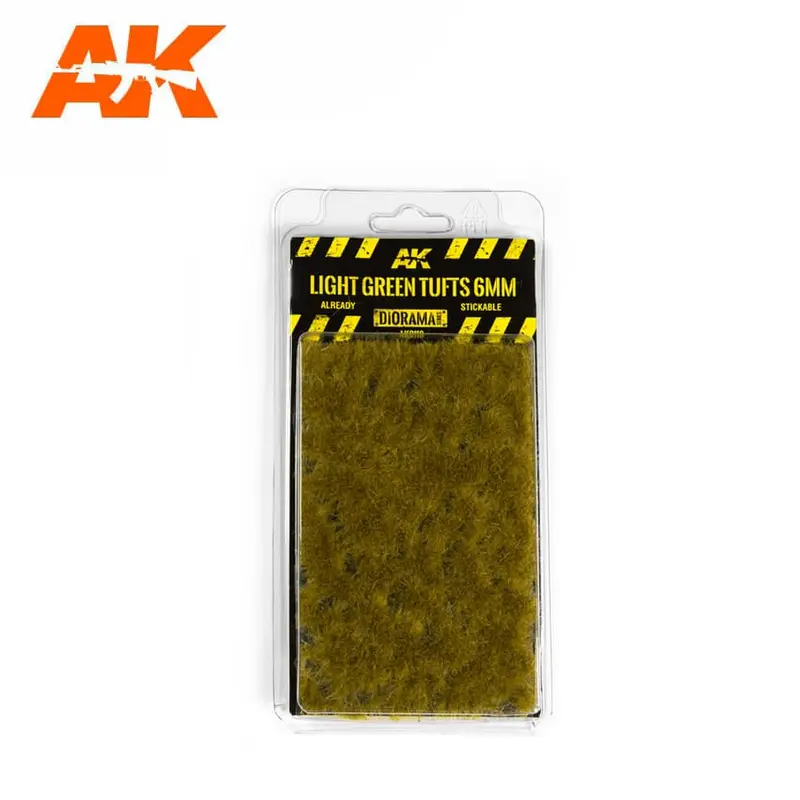 AK Interactive Vegetation - Light Green tufts 6mm