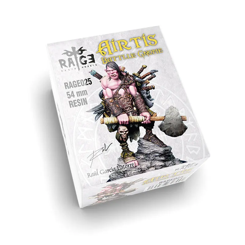 AK Interactive Fantasia Latorre Airtis Battle Gnome Resin Minature 54mm