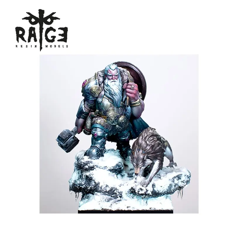 AK Interactive Fantasia Latorre Halsten Wolf Nose Resin Minature 90mm