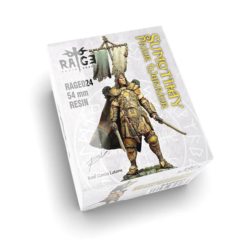 AK Interactive Fantasia Latorre Sumothay Prior Warrior Resin Minature 54mm