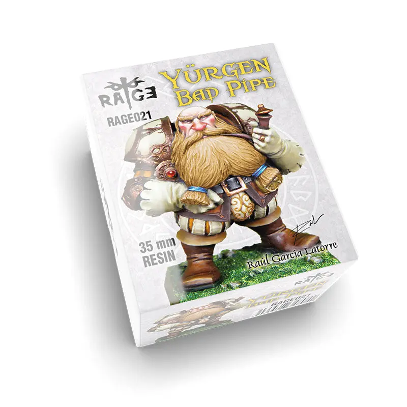 AK Interactive Fantasia Latorre Yugen Bad Pipe Resin Minature 35mm