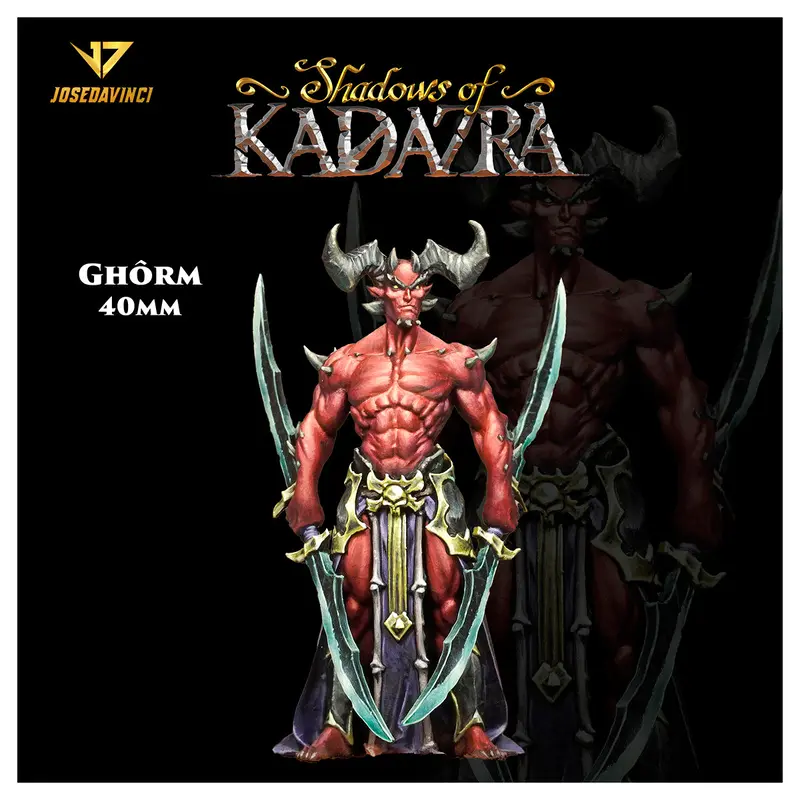 AK Interactive Fantasia Shadows of Kadazra Ghorm Figure 40mm