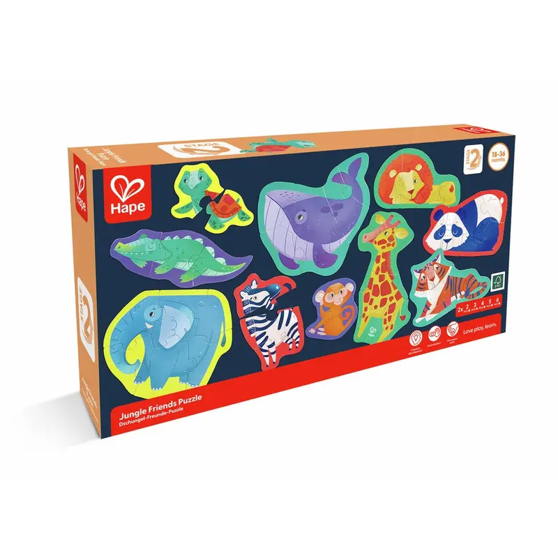Hape Jungle Friends Puzzles