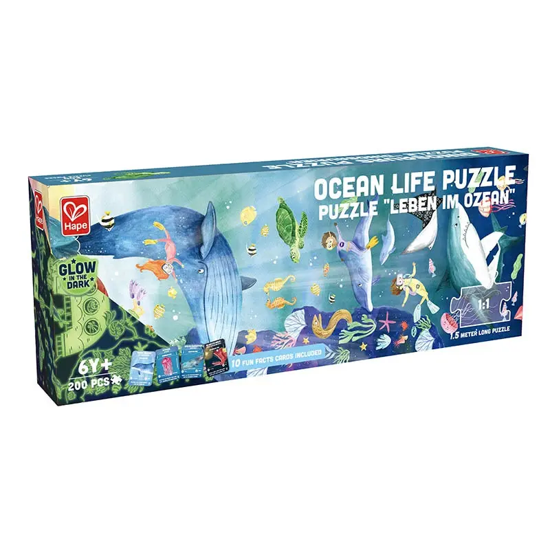 Hape Ocean Life 200 Piece Jigsaw (1.5m Long)