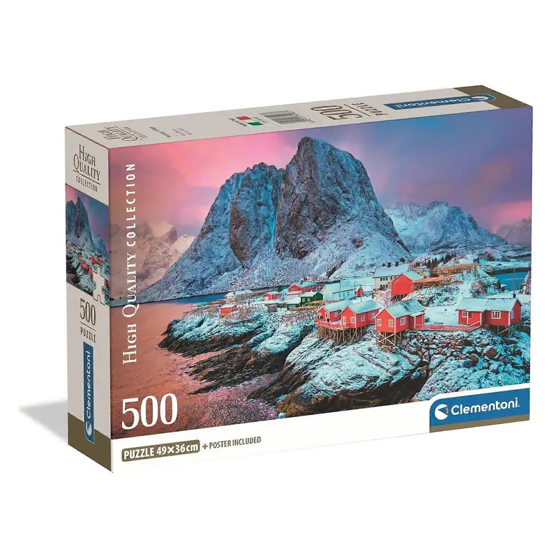 Hamnoy Village 500 Piece Jigsaw (Highquality)