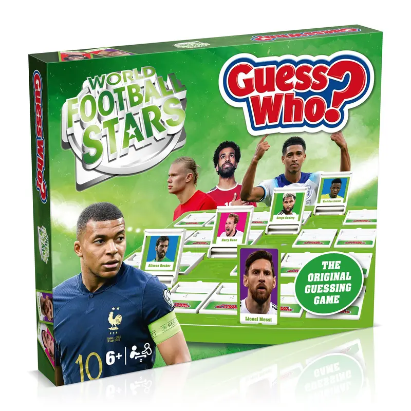 Guess Who? World Football Stars Green Guessing Game