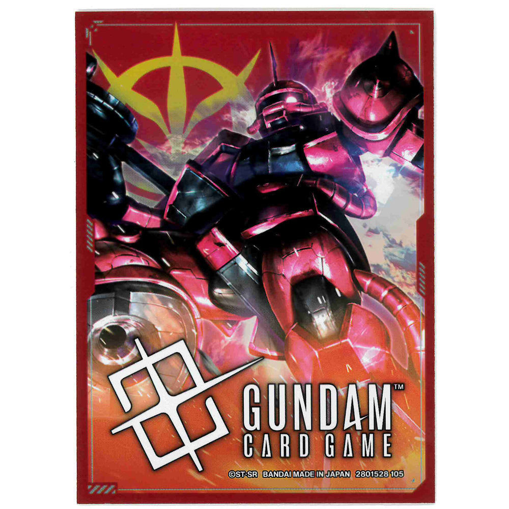 Gundam Card Game: Official Card Sleeves 01  Char's Zaku 2/ Zeon