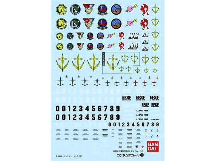 Gundam Decal 16 Mg Multiuse - Federation