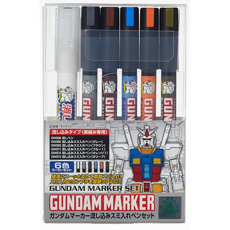Gundam Marker Pour Type Set