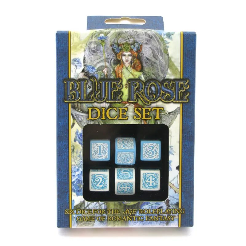 Green Ronin - Blue Rose RPG Dice Set