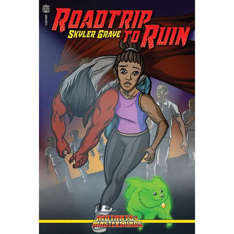 Green Ronin Mutants & Masterminds RPG Book - Roadtrip to Ruin Adventure Module