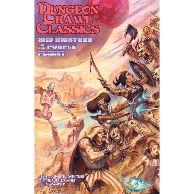 Goodman Games Dungeon Crawl Classics 84.3 Sky Masters of the Purple Planet Adventure Module