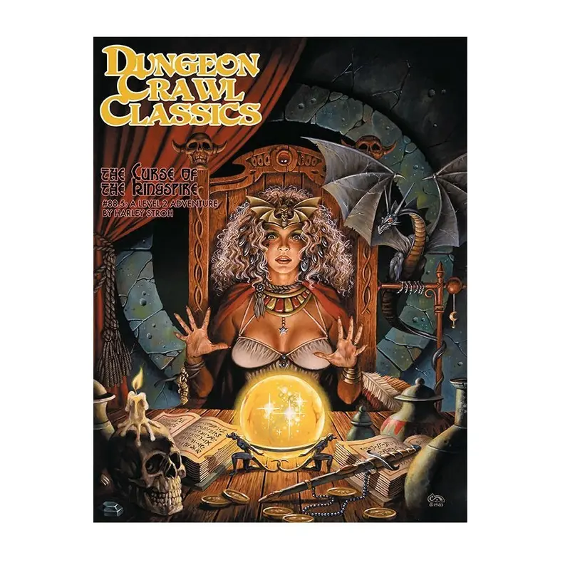 Goodman Games Dungeon Crawl Classics 88.5 Curse of the Kingspire Adventure Module