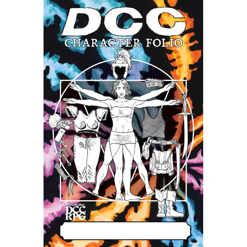 Goodman Games Dungeon Crawl Classics RPG: DCC Digest Sized Character Folio