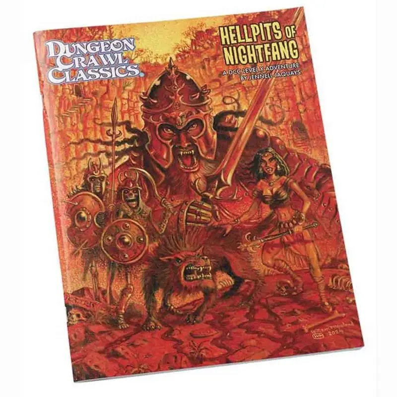 Goodman Games Dungeon Crawl Classics RPG: Hellpits of Nightfang (DCC Adventure)