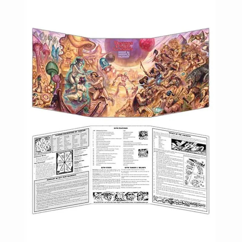 Goodman Games Dungeon Crawl Classics RPG Thick Cardboard Purple Planet Judge's Screen