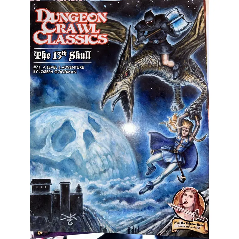 Goodman Games Dungeon Crawl Classics The 13th Skull Adventure Module