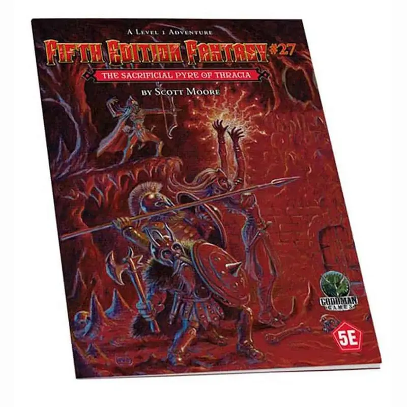 Goodman Games Dungeons & Dragons 5th Edition Fantasy #27: The Sacrificial Pyre of Thracia Book