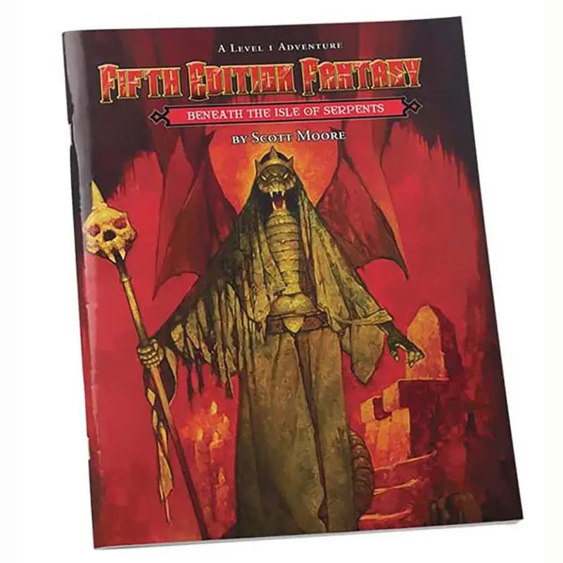 Goodman Games Dungeons & Dragons 5th Edition Fantasy #28: Beneath the Isle of the Serpents Book