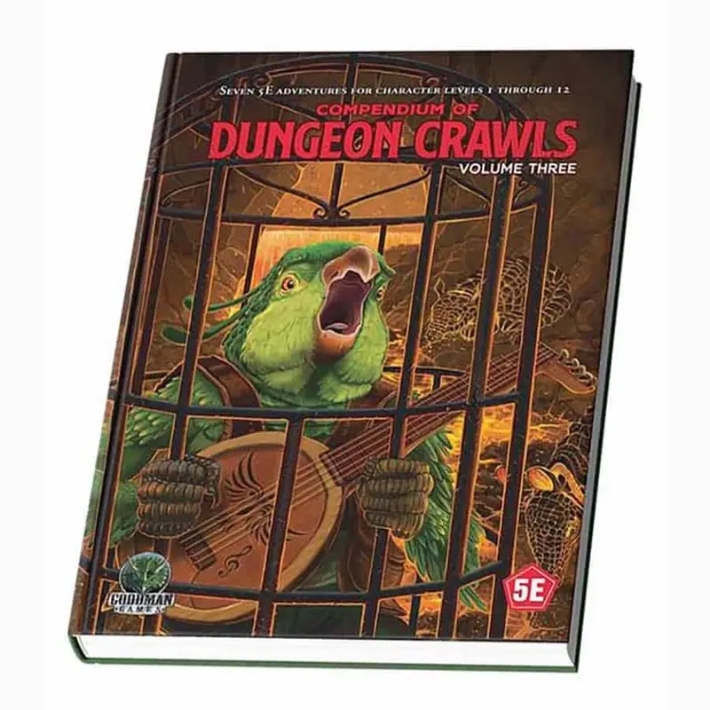 Goodman Games Dungeons & Dragons 5th Edition Fantasy Compendium of Dungeon Crawls Vol 3: Through Caves and Forests Book