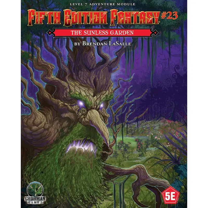 Goodman Games Fifth Edition Fantasy 23 The Sunless Garden Adventure Module