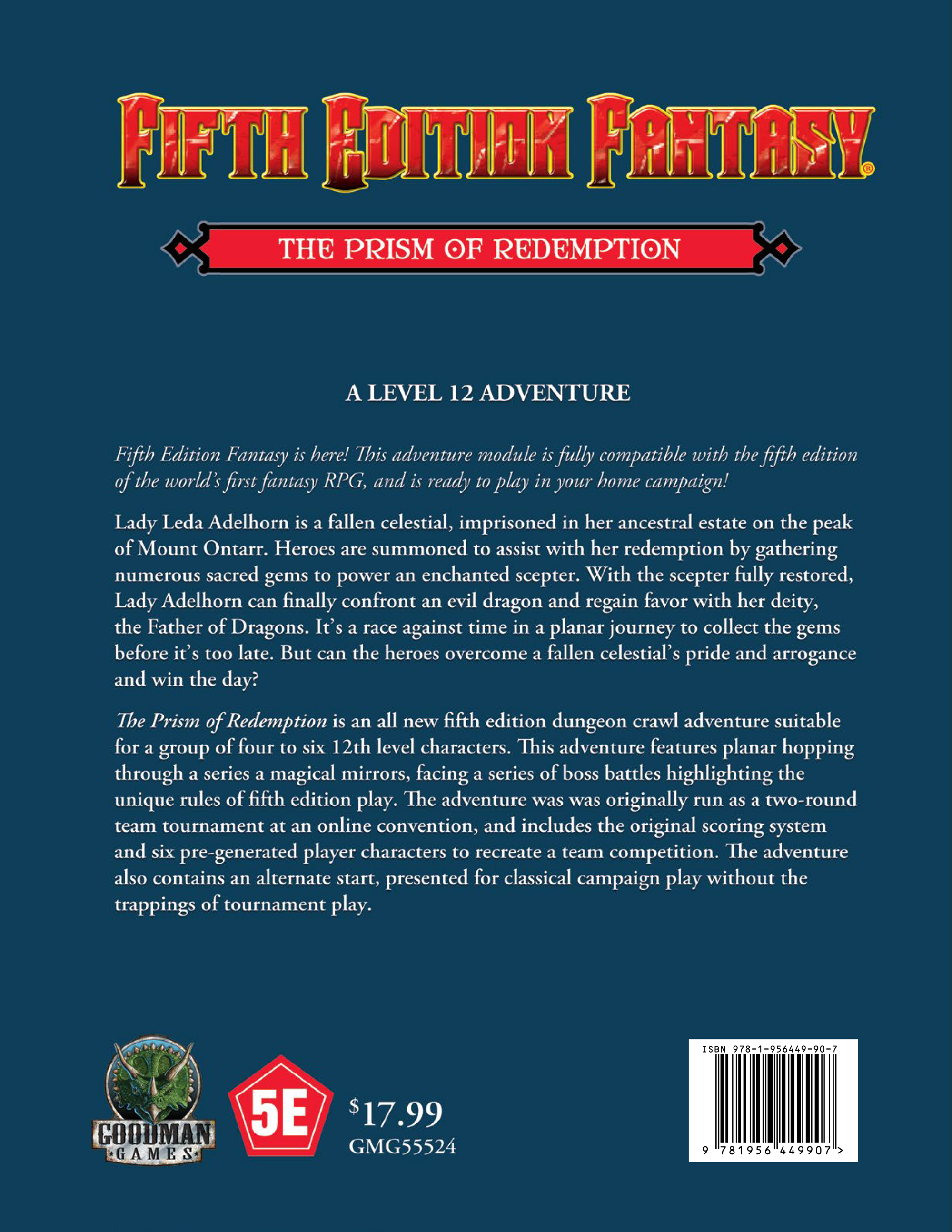 Goodman Games Fifth Edition Fantasy #24: The Prism of Redemption