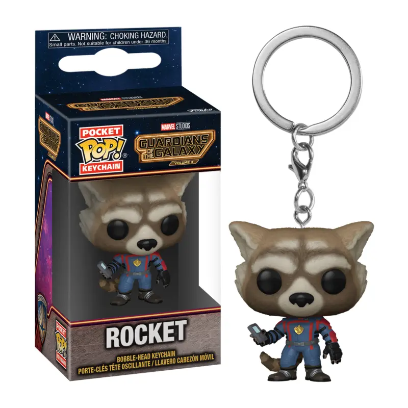 GotG 3 Rocket Pop Keychain