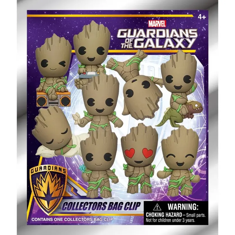 GOTG - Groot 3D PVC Bag Clips Blind Bag