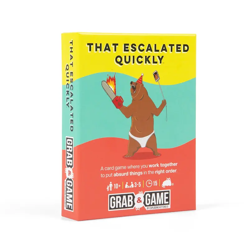 Grab & Game: That Escalated Quickly - A Game by Exploding Kittens