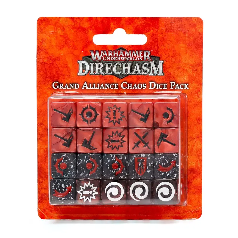 Grand Alliance Chaos Dice Pack  Warhammer Underworlds