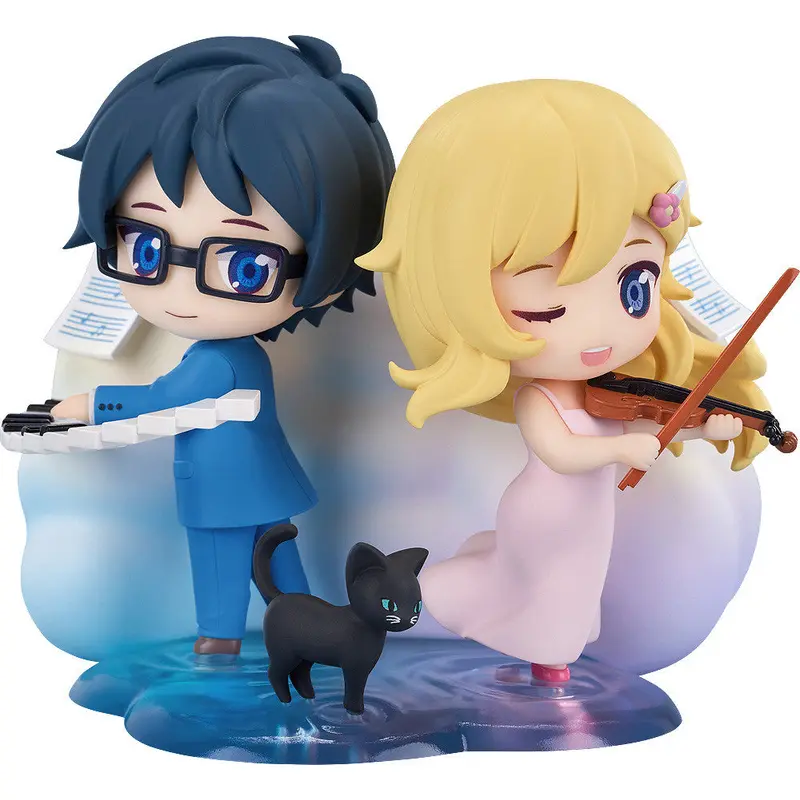 Good Smile Company Your Lie in April Qset+ Kaori Miyazono & Kosei Arima Chibi Figures