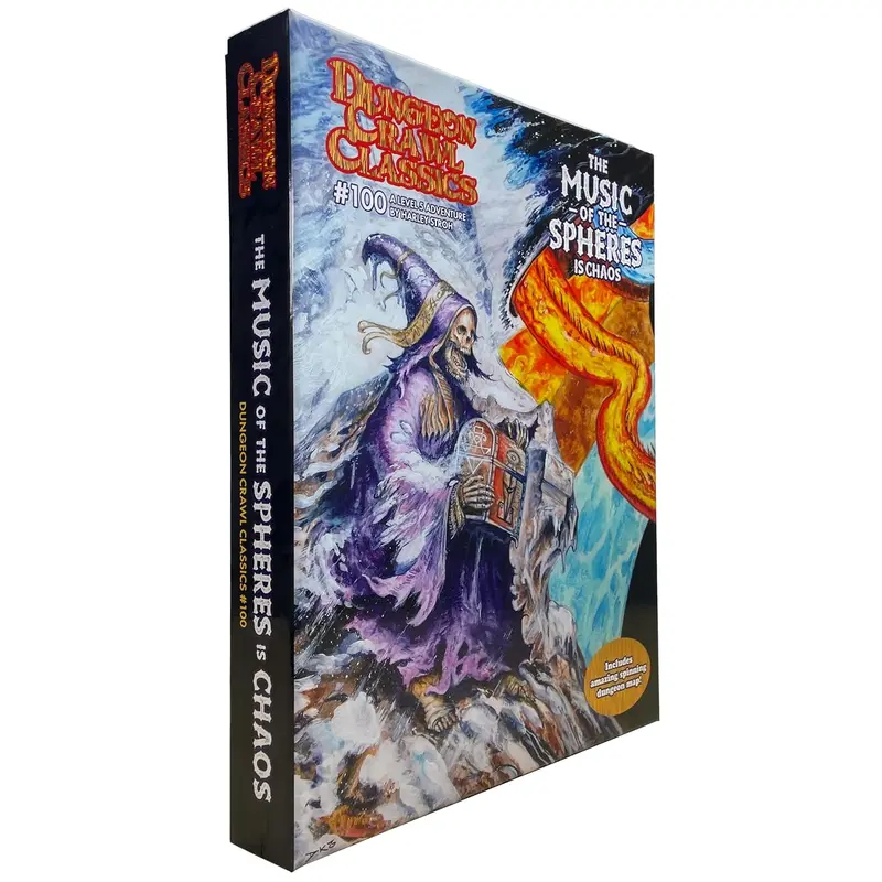 Goodman Games Dungeon Crawl Classics #100 The Music of the Spheres is Chaos Boxed Set