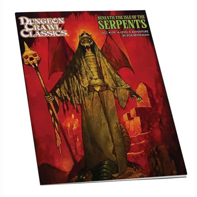Goodman Games Dungeon Crawl Classics #109: Adventures - Beneath the Isle of the Serpents Book