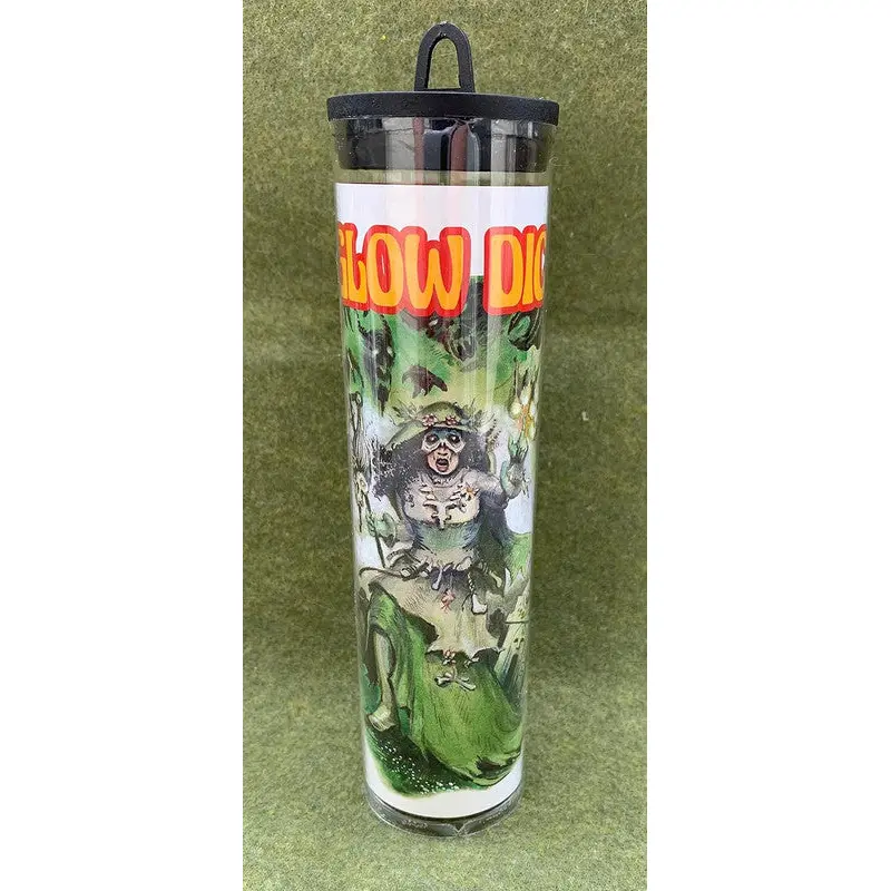 Goodman Games - Dungeon Crawl Classics Chaotic Wizard Glow 14-Piece Dice Set - Light Green