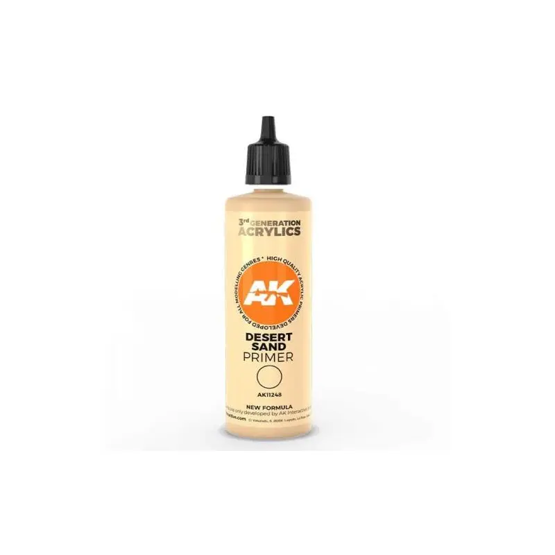 AK Interactive 3Gen Primers - Desert sand surface Primer 100ML