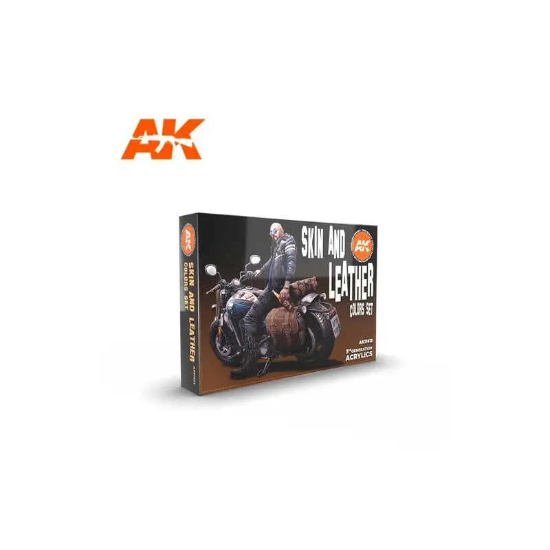 Ak Interactive 3Gen Sets - Skin And Leather Colors